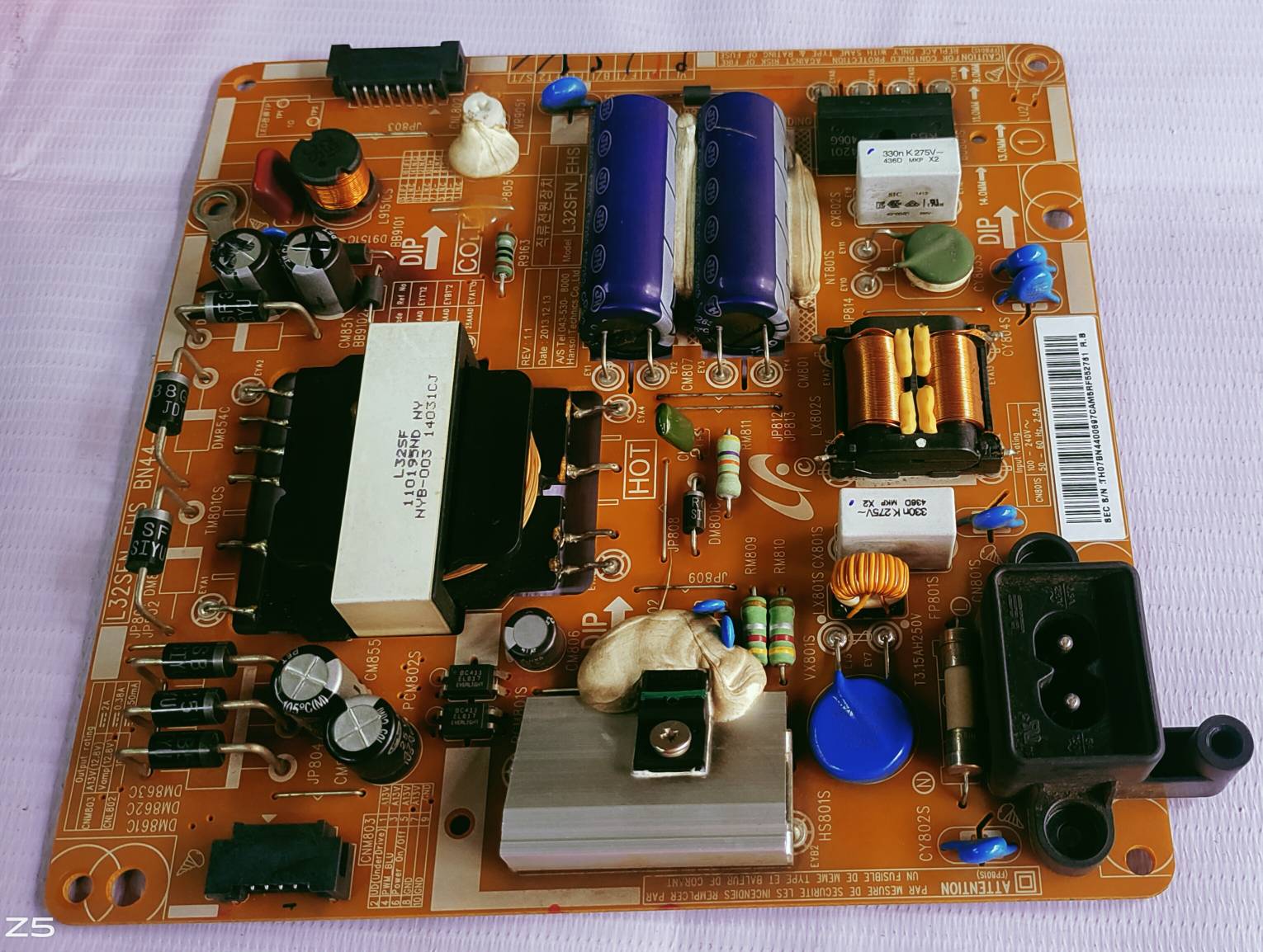 Samsung UA32H5700 Power Supply Board , SMPS Board, #Wb20 image 5