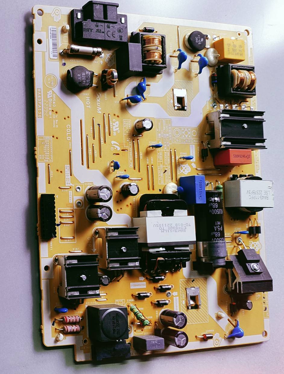 SAMSUNG LED TV UA43AUE60AK Power Supply Board, SAMSUNG LED TV UA43AUE60AK Smps Board, SAMSUNG LED TV UA43AUE60AK Power Supply PCB Board, #wb53 image 3