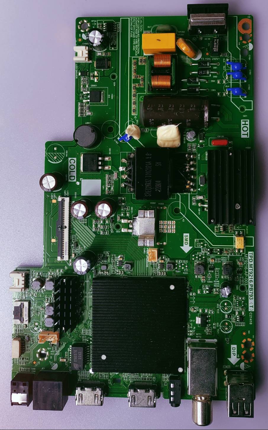  NEW ONEPLUS LED TV Android 32HD2A00 Mother Board, NEW ONEPLUS LED TV Android 32HD2A00 Combo Board, NEW ONEPLUS LED TV Android 32HD2A00 Main Board, NEW ONEPLUS LED TV Android 32HD2A00 Main PCB Board, #wb56 image 3