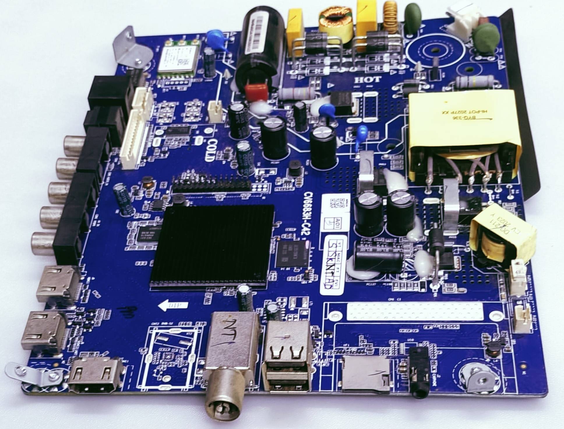 HAIER LE40K6600GA LED TV MOTHER BOARD PART NUMBER CV6683H-C42 image 7