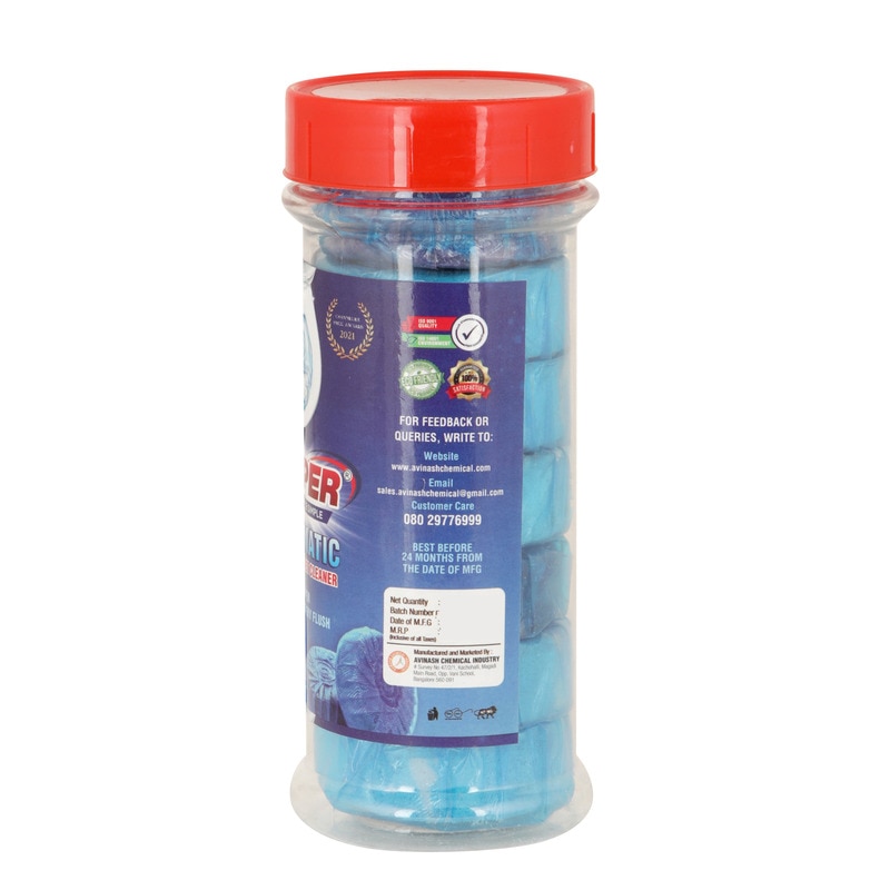 Flush Matic Cubes Blue 280gm jar pack (7pc*40gm) image 2