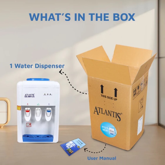 ATLANTIS SKY (Hot Normal & Cold ) Table Top Water Dispenser image 2