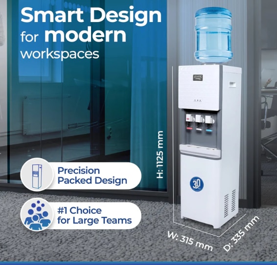 ATLANTIS JUMBO PLUS (Hot, Normal & Cold ) Floor Standing Water Dispenser | 10Litres/Hour High Cooling Capacity image 3