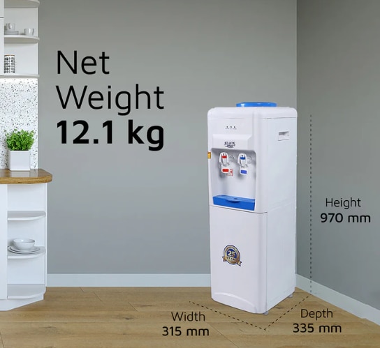 ATLANTIS BLUE Hot & Cold Floor Standing Water Dispenser (No Normal)- 2 Taps image 4