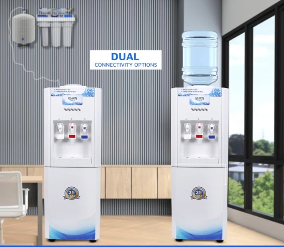 ATLANTIS SUPER Floor Standing Water Dispenser with RO Compatible (Available Space for RO Setup)- 3 Taps (15l Large Cold Tank Capacity) image 2
