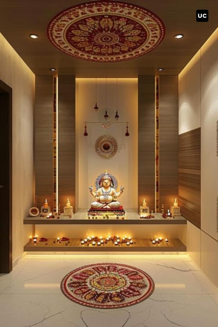 Custom Pooja Mandir & Pooja Room Interior Design Services image 4