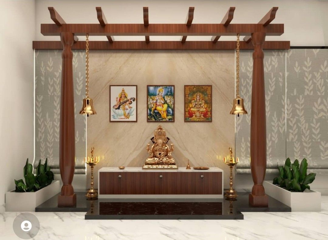 Contemporary Pooja Room Design and Styling Solutions image 3