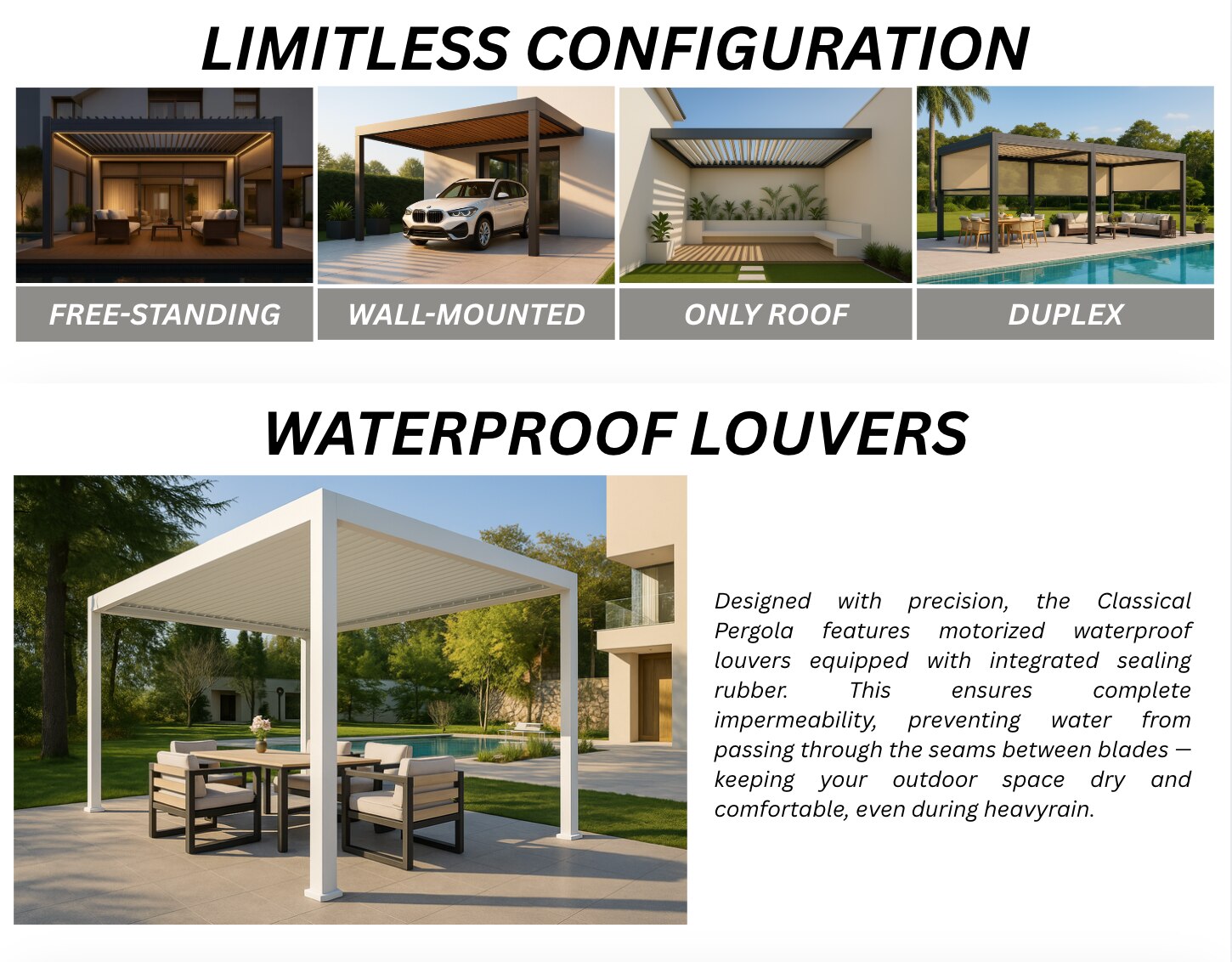 ALUMINIUM PERGOLA OVER-VIEW image 11