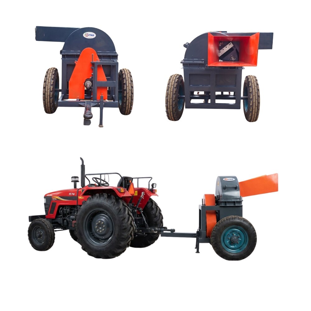 Heavy Duty 67 Blade Shredder Cum Pulverizer – Trolley Type | Tractor PTO Driven | 38 HP & Above image 2