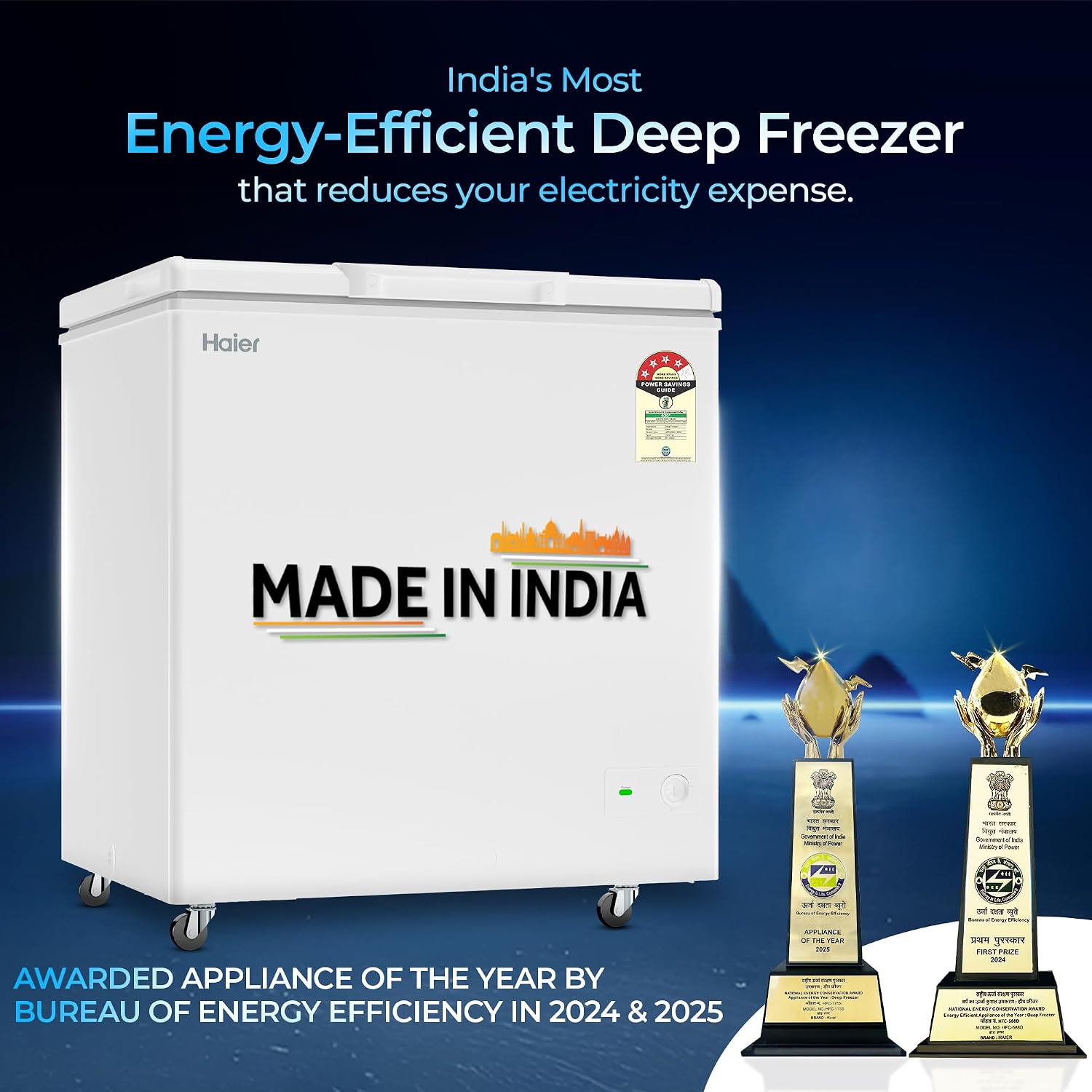 Haier Deep Freezer Hard Top HFC-230SPW4 image 4