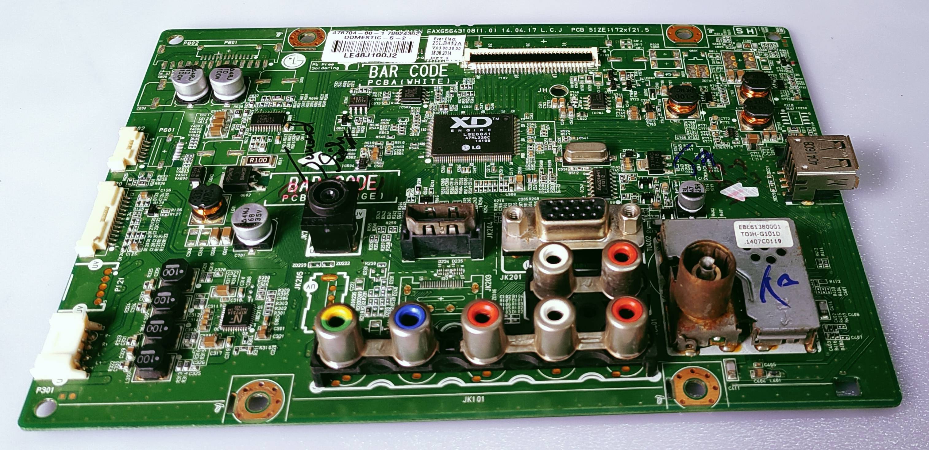 LG Android Led Tv 20LB452A Mother Board, LG Android Led Tv 20LB452A Main Board, LG Android Led Tv 20LB452A Main PCB Board, image 5