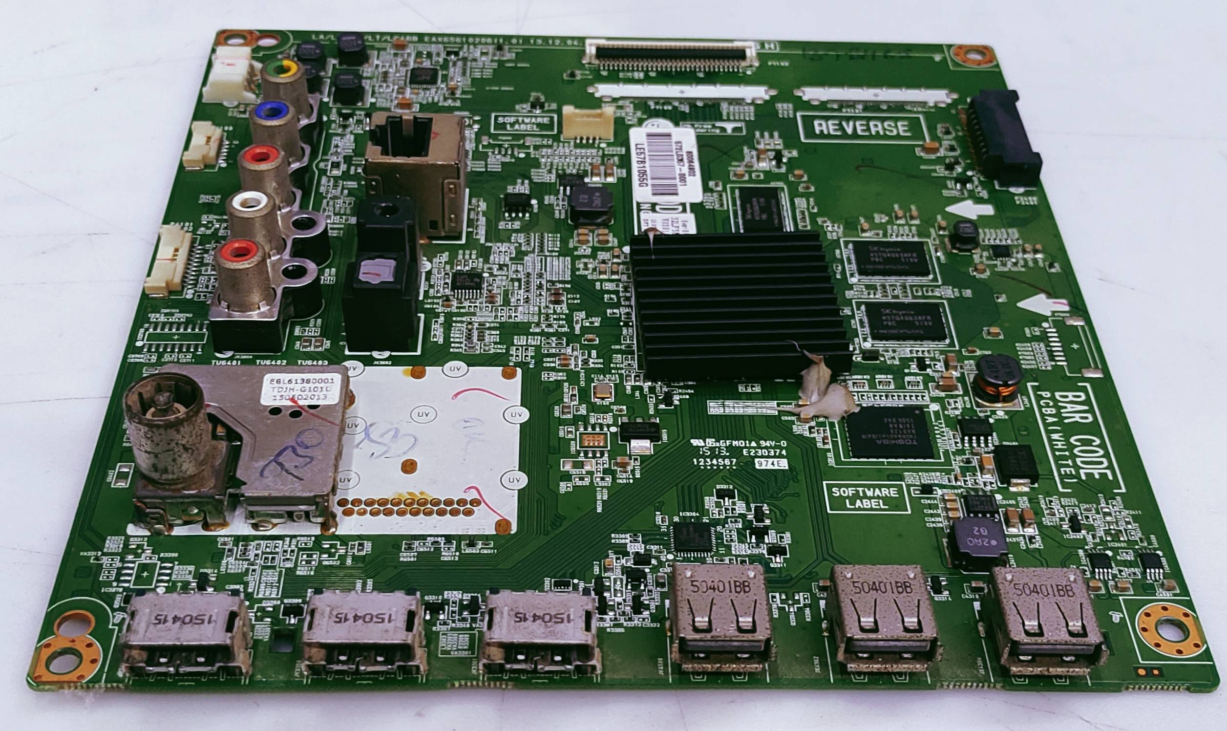 LG 32LF581B LED TV MOTHER BOARD PART NUMBER 80064902 572L0357-0001 LE57B1055G  image 6