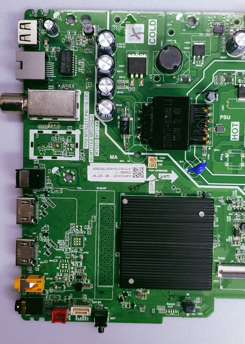 TCL 32S5400 LED TV NEW MOTHER BOARD PART NO. TPD.MT9221T.PB779 (T) image 5