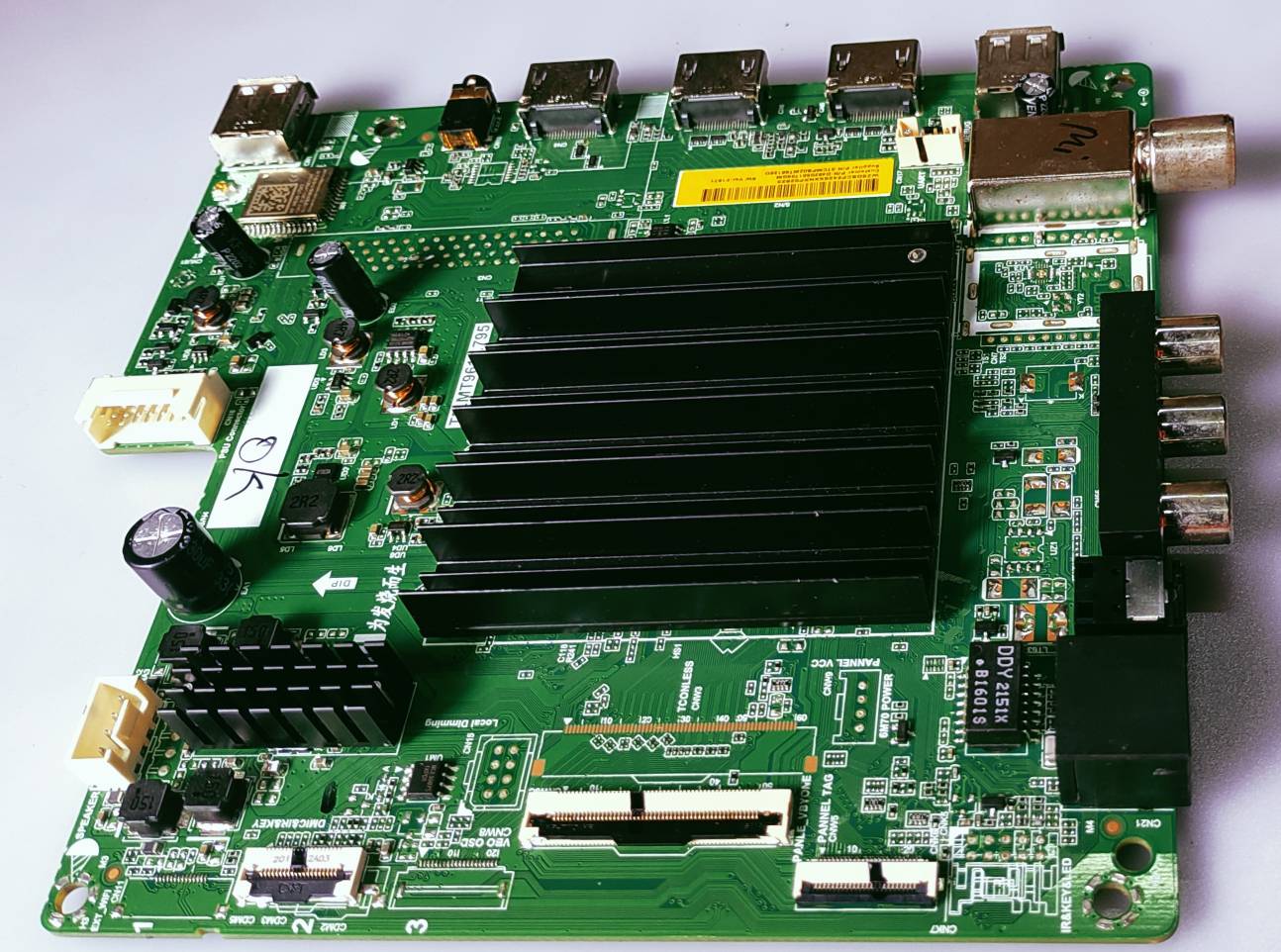 MI 4K Android Led Tv Model Number L50M6-ES Mother Board, #wb42 image 4