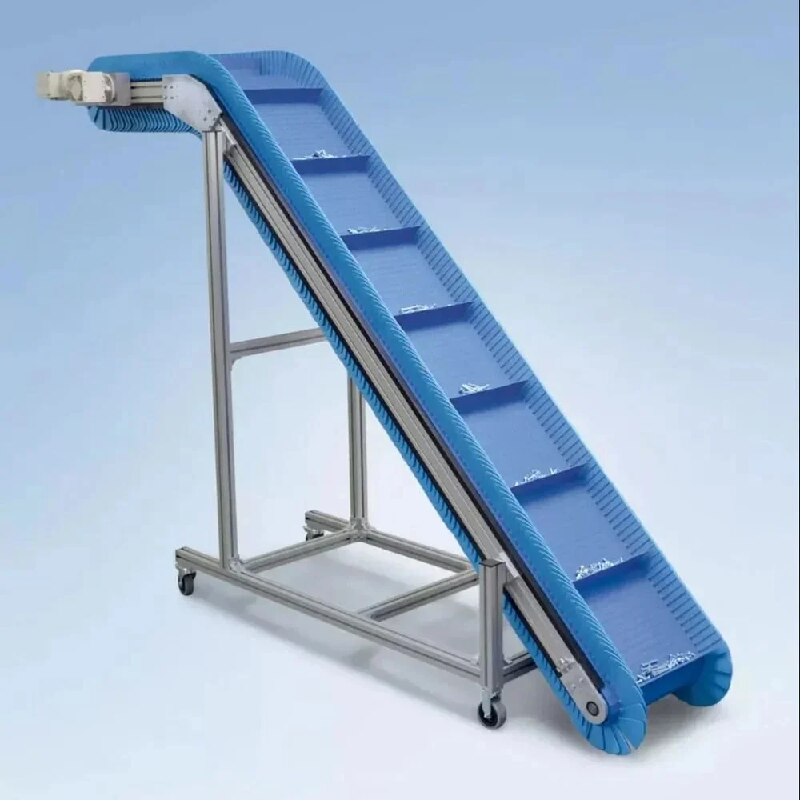 500kg PVC Cleated Belt Conveyor image 2