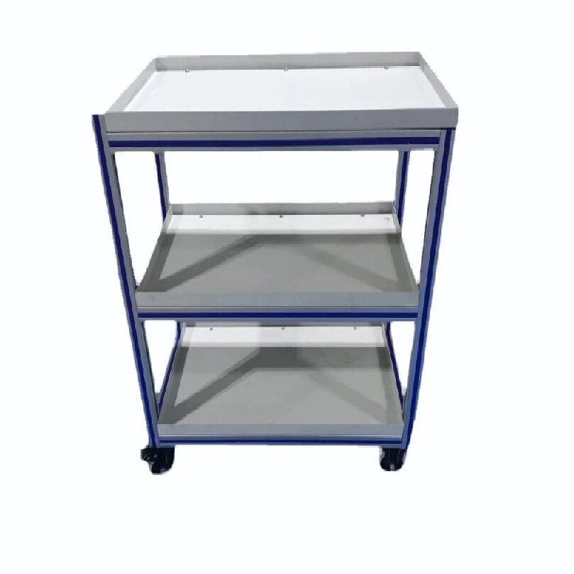 Aluminium Profile Three Tier Trolley image 3