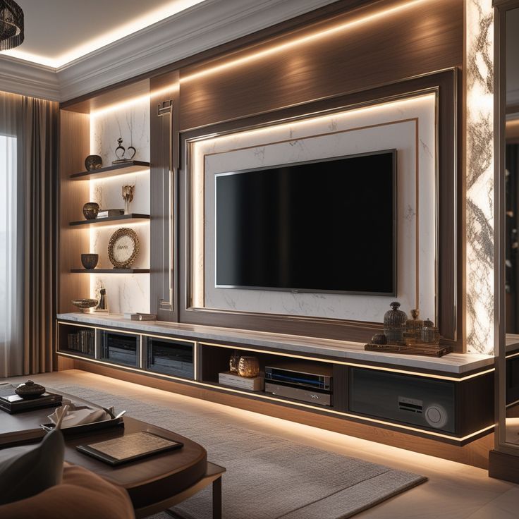 Customized Modern TV Unit Designs for Every Style image 3