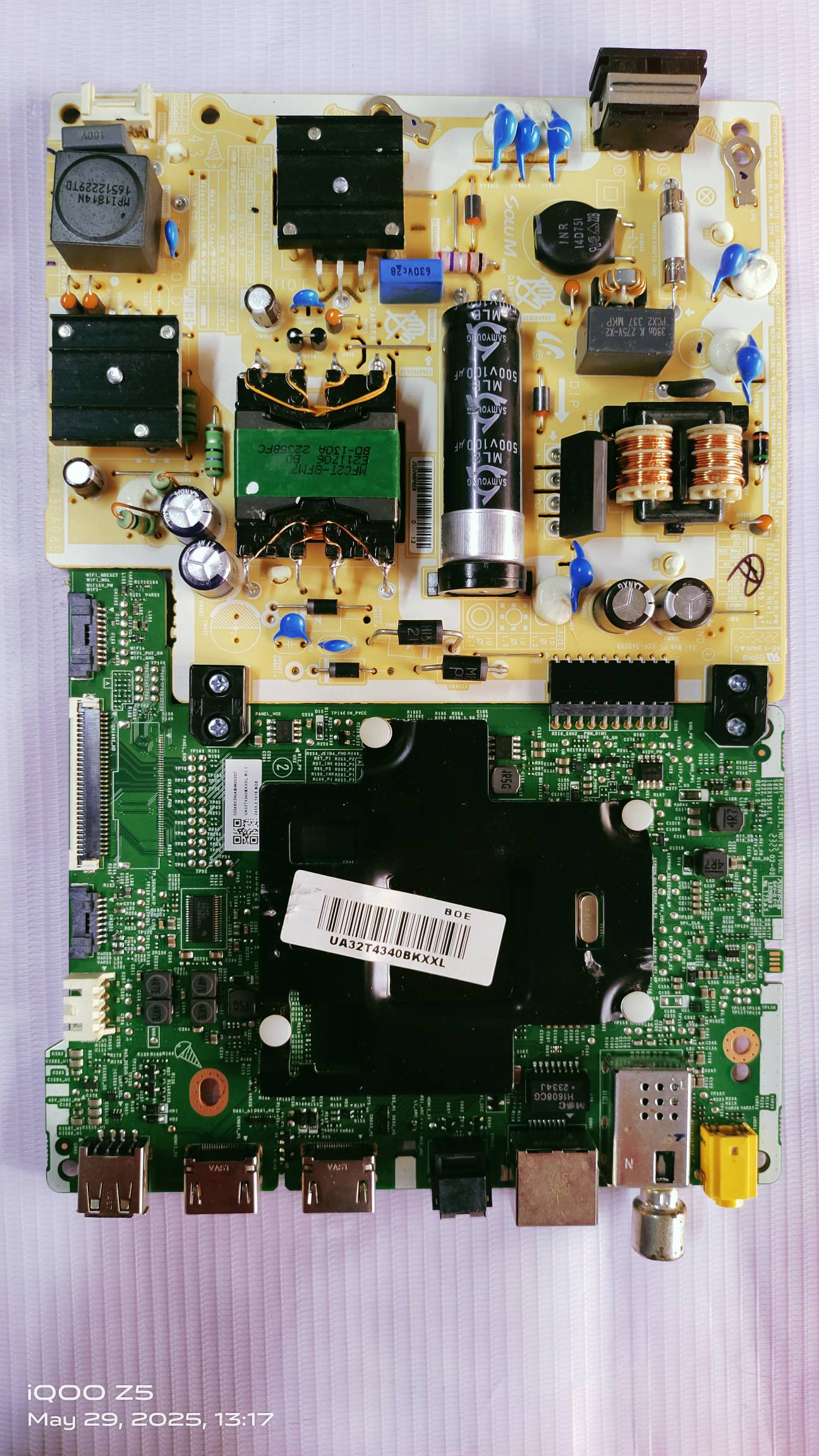 Samsung UA32T4310AKXXL , UA32T4340BKXXL ,UA32T4350BKXXL Android Main, Mother Board #WB03 image 2