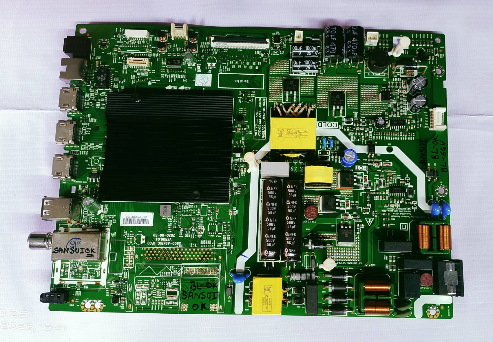 THOMSON 4K" ANDROID MOTHER BOARD, Led Board, Main Board#WB34 image 3