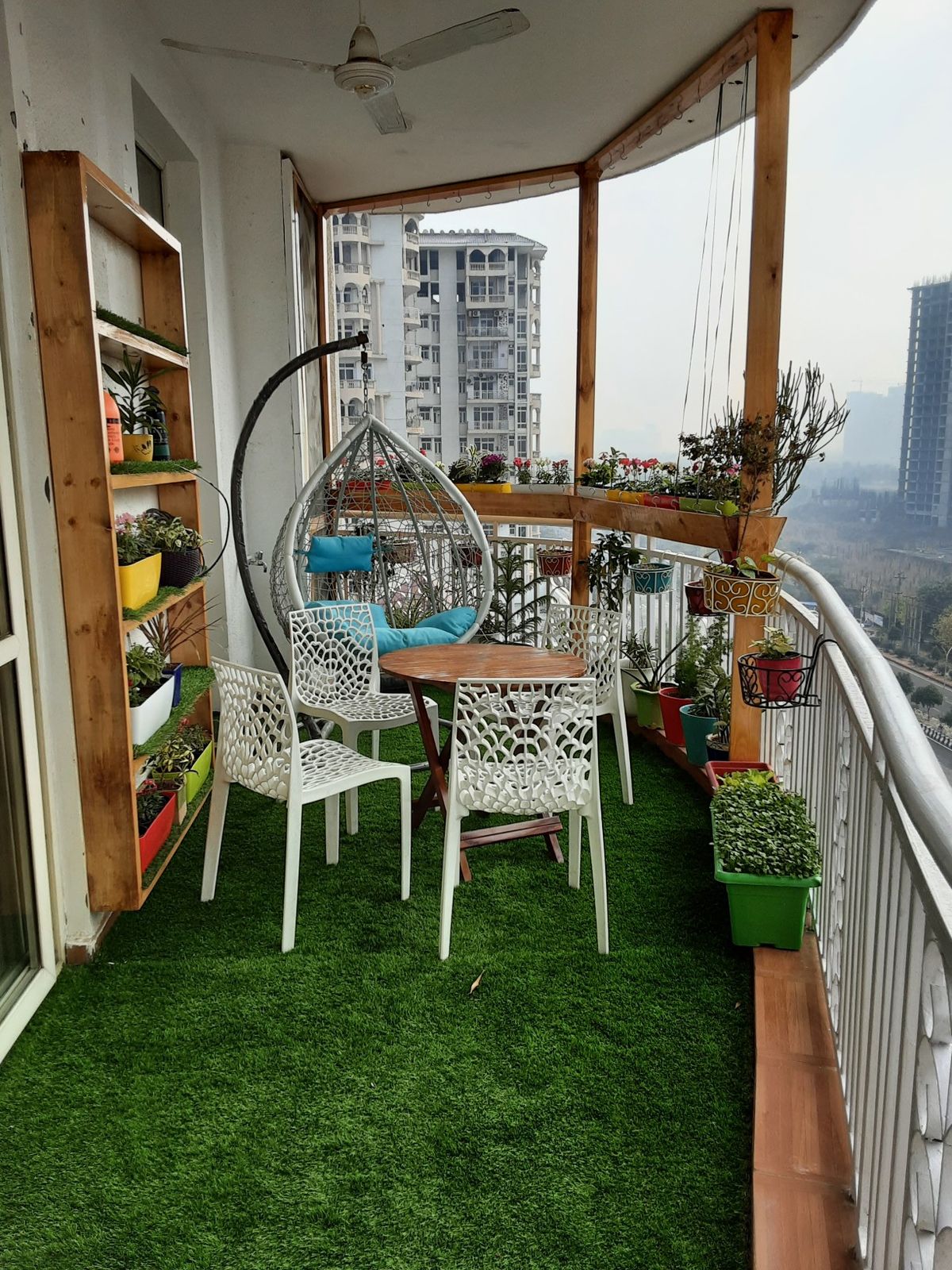 Beautiful Balcony Garden Decoration Service in Chennai image 2