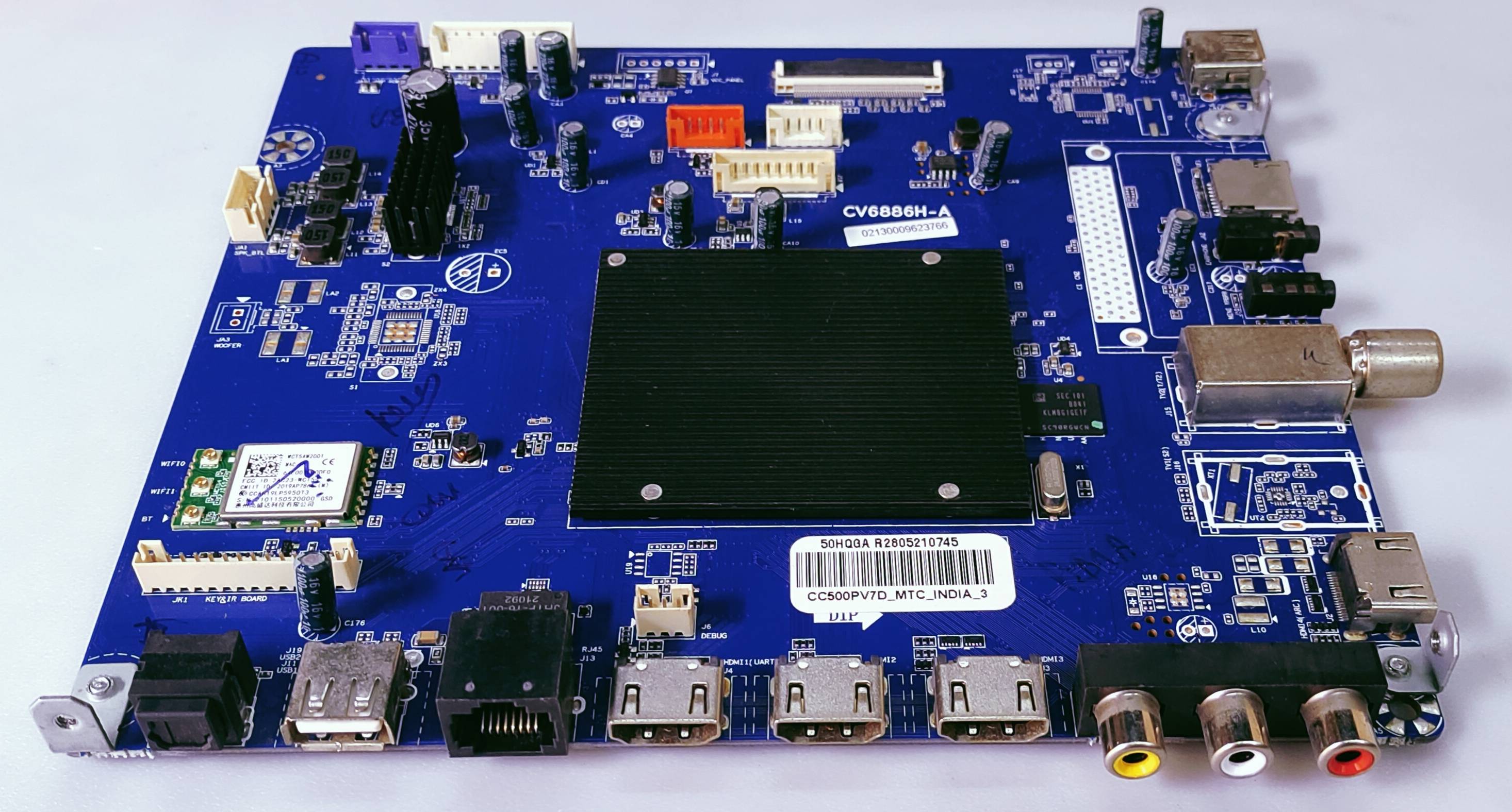 HAIER LE50K6600HQGA 4K LED TV ANDROID MOTHER BOARD  image 2