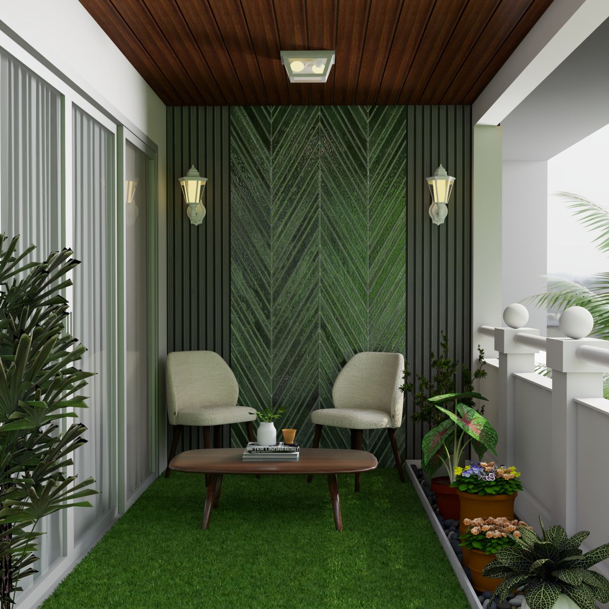 Affordable Balcony Ceiling Ideas in Chennai image 2