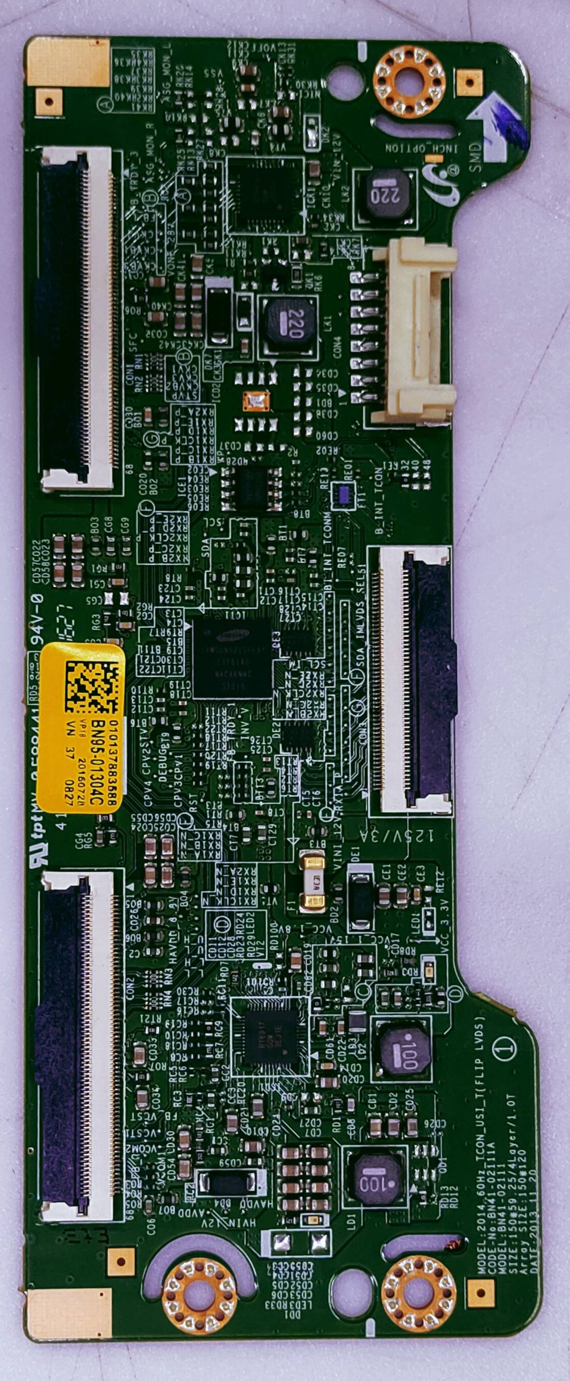 Samsung UM32K5570AU T-con Part No.BN95-01304C image 5