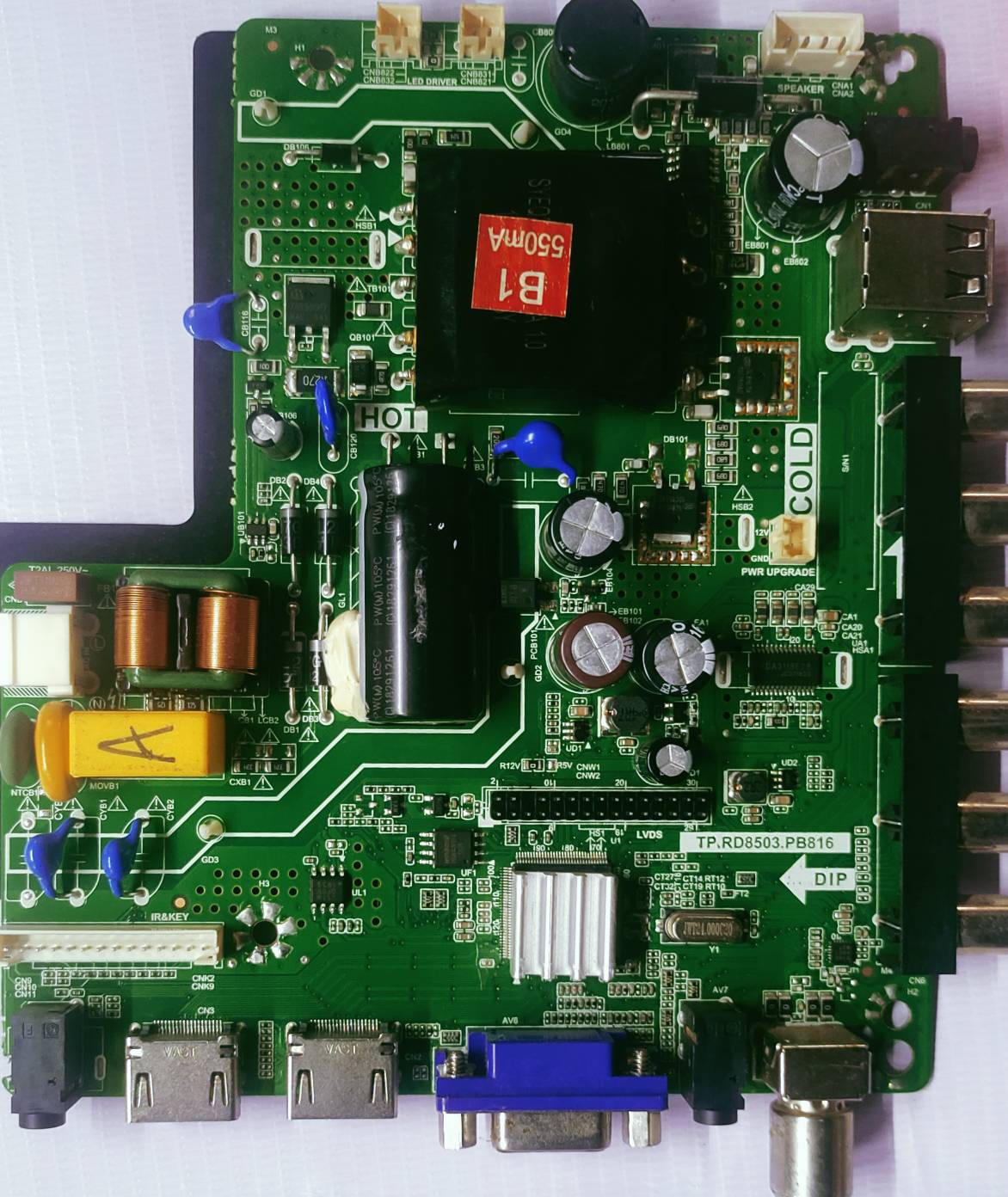 UNIVERSAL LED TP.RD8503.PB816 Main Board #wb32 image 4