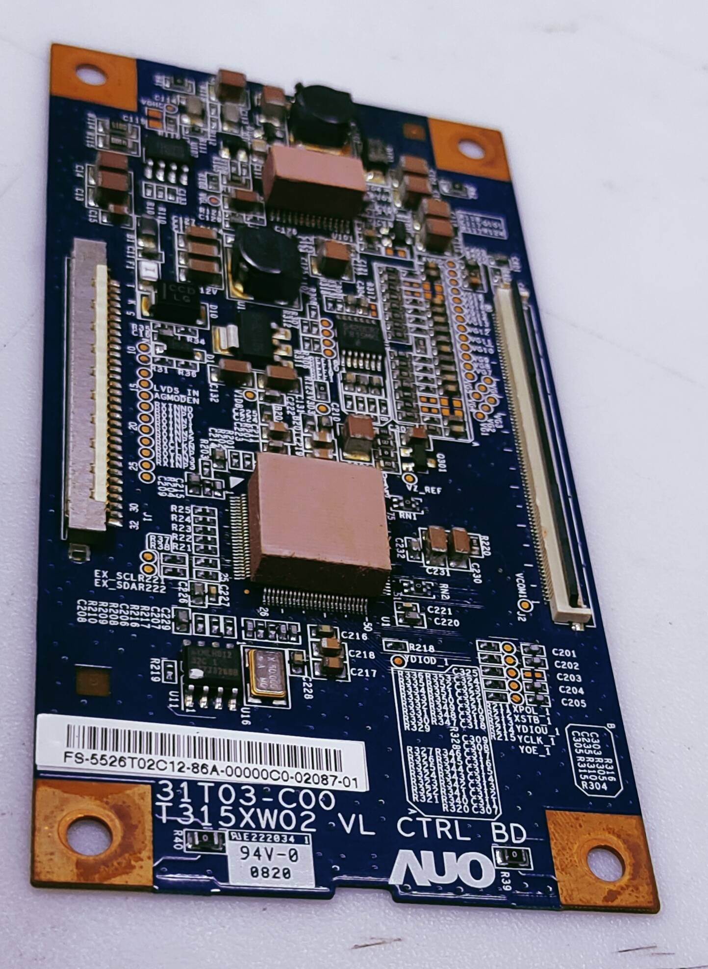 AUO TCON 31T03-C00 T315XW02 VL CTRL BD LED TV HFD PART NO.FS-5526T02C12 image 6