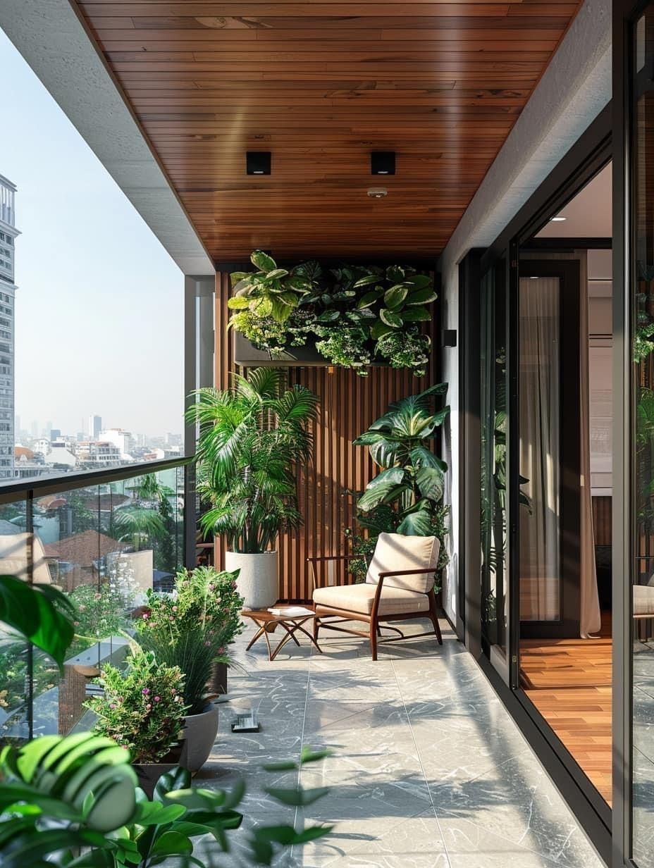 Custom Pare Balcony Ceiling Designs in Chennai image 3