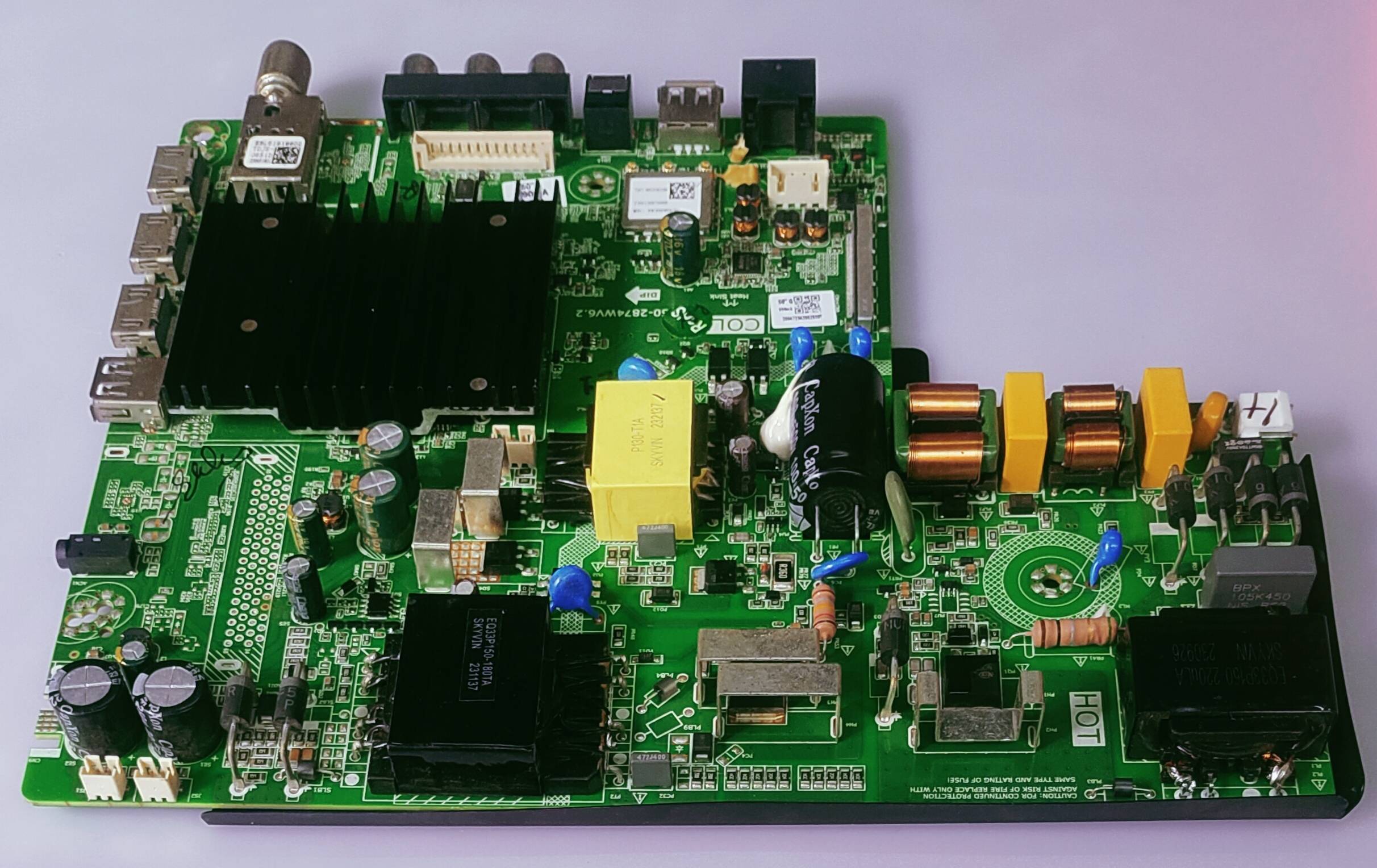VISE 4K Web OS LED TV Model Number V550QWA2B Mother Board #wb42 image 2