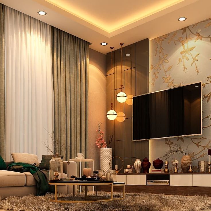 Modern TV Unit Panel Designs in Chennai image 3