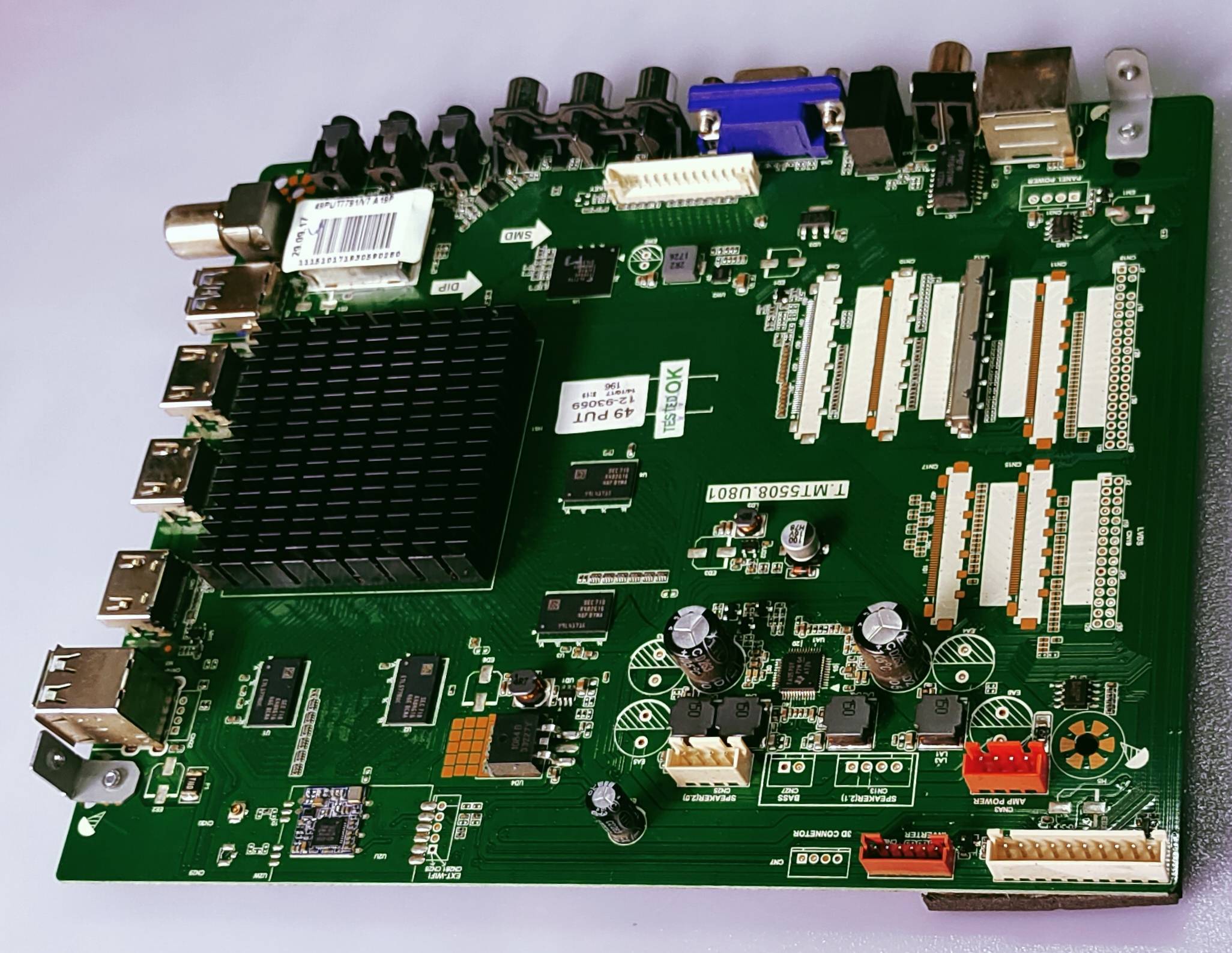 SANSUI 4K Android LED TV 55PFL Mother Board, SANSUI 4K Android LED TV 55PFL Main Board, SANSUI 4K Android LED TV 55PFL Main PCB Board, #wb45 image 4