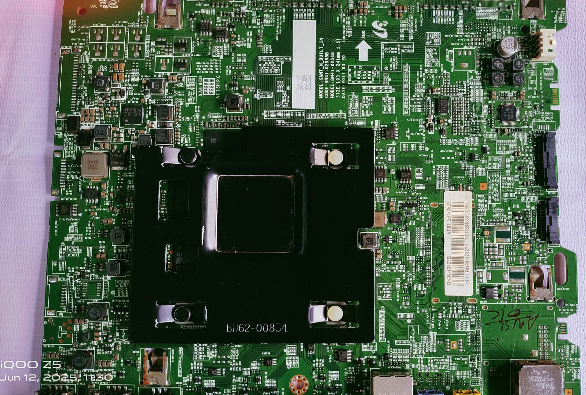 Samsung 4k Mother Board  Part Code BN94-12427B, #wb18 image 2