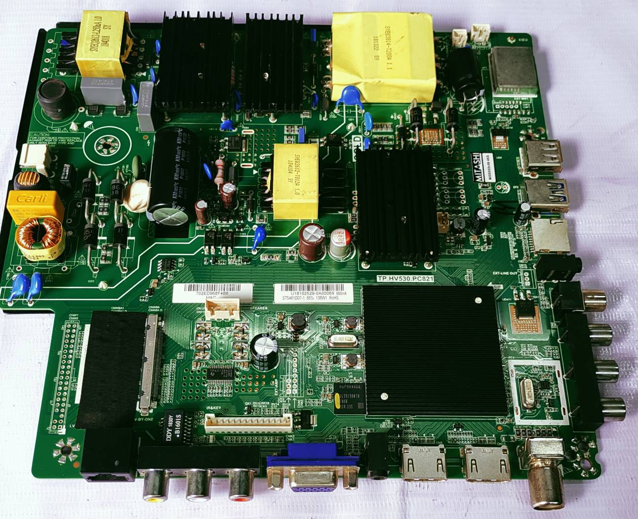 Universal TP.HV530.PC821 4K Android Mother Board, Led Board, Main Board, #wb40 image 5
