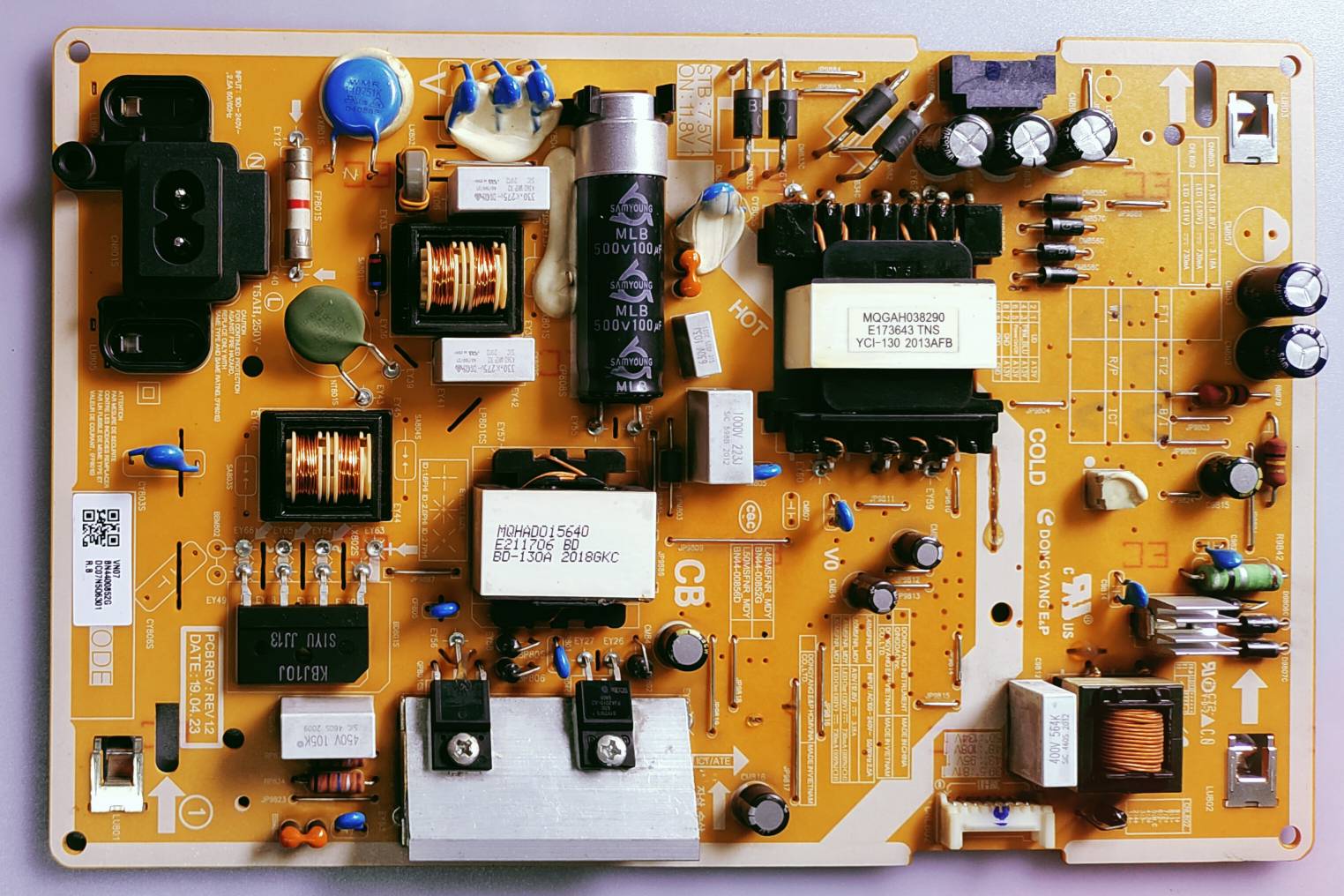 SAMSUNG UA43T577OAUBXL Power Supply Board, SMPS Board, #wb42 image 4