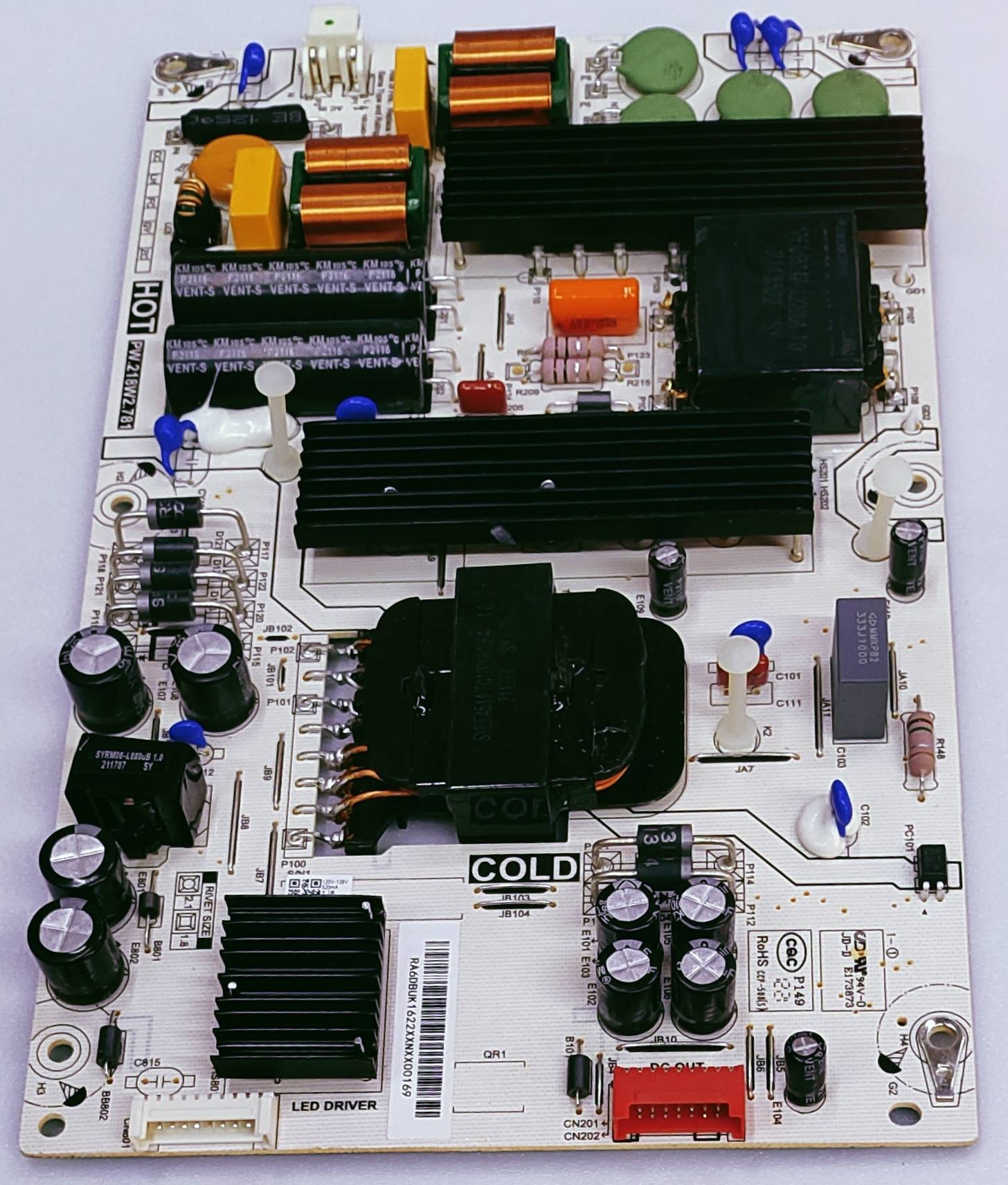 REDMI 4K LED TV POWER SUPPLY BOARD MODEL NUMBER L65M6-RA image 3