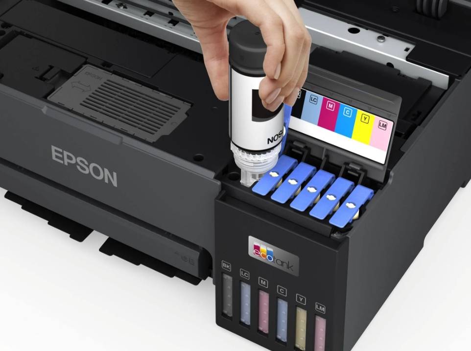 Epson EcoTank L8050 6-Color Ink Tank Photo Printer with Borderless A4 & Wi-Fi image 7