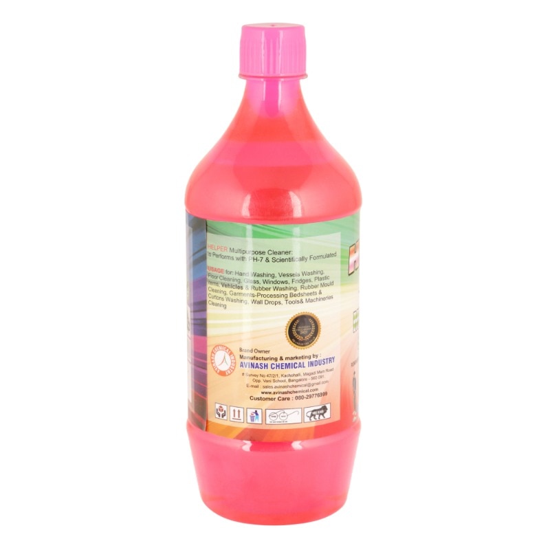 Multi Purpose Liquid Soap, Rose - 1Liter Bottle image 2