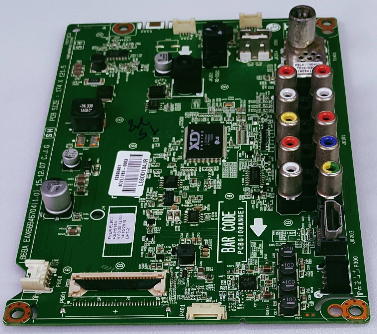 LG 43LH516A-TE LED TV FHD MOTHER BOARD  image 3