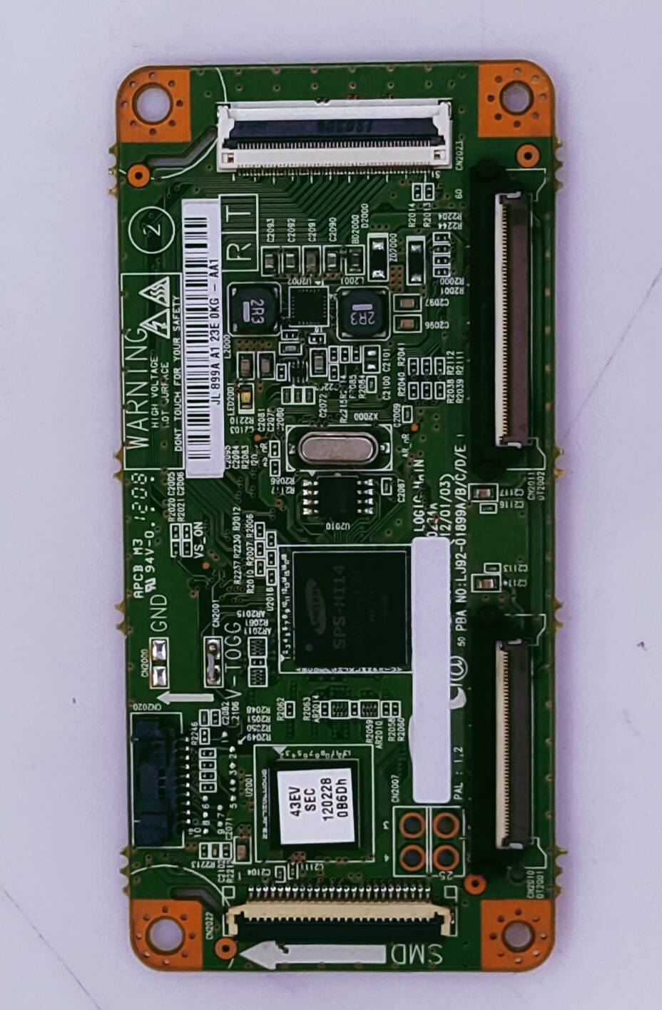 Samsung Plazma PS43E400U1RLXLLogic Part No.JL 899A A1 23F 0KG-AA1 image 2