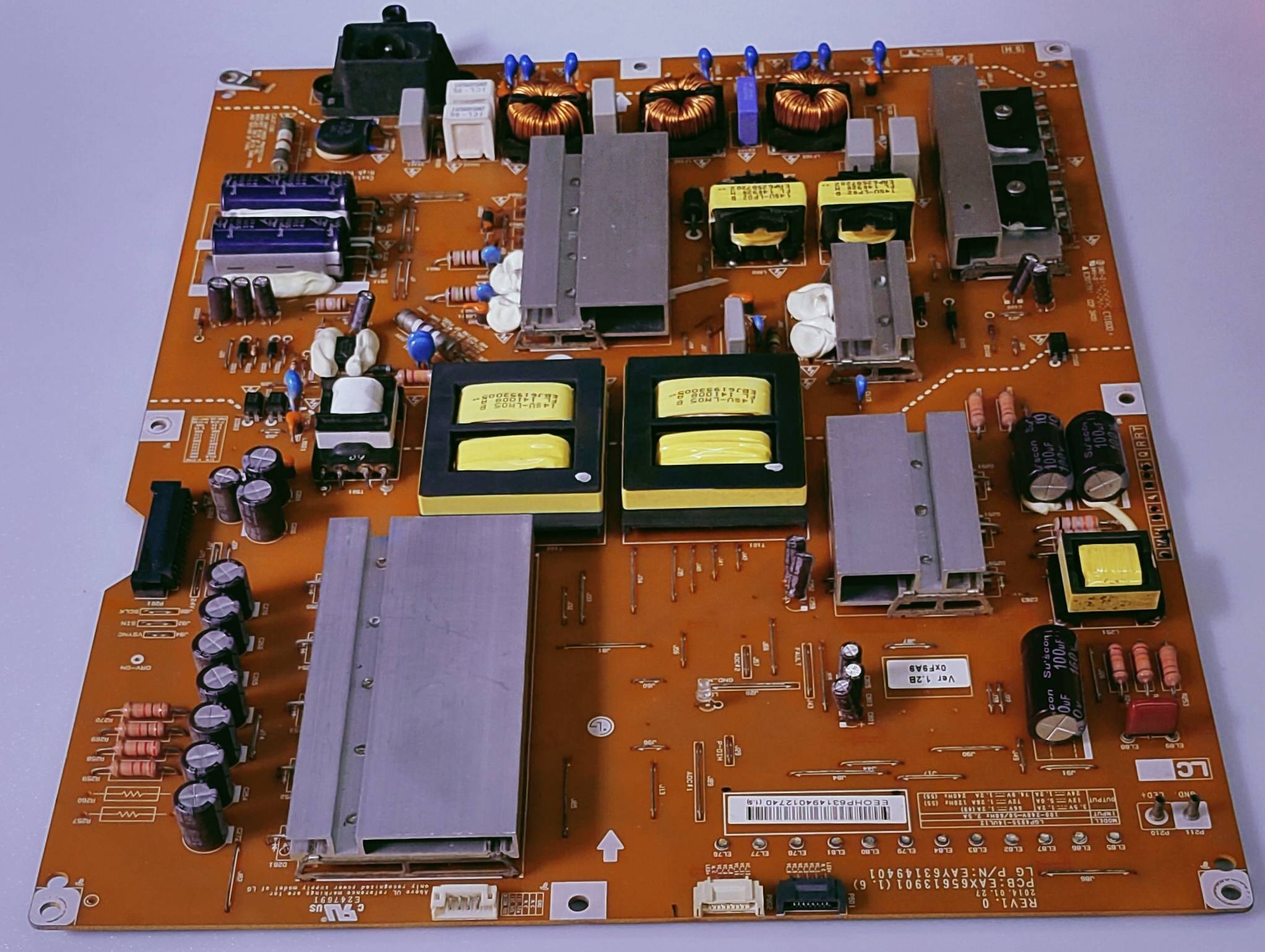 LG LED TV POWER SUPPLY BOARD MODEL NUMBER 49UB820T image 2
