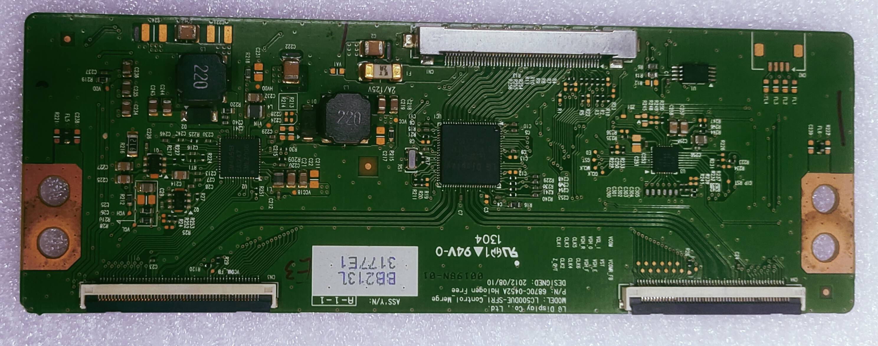 SAMSUNG LA32D450 LED TV TCON PART NUMBER.6870C-0452A image 6