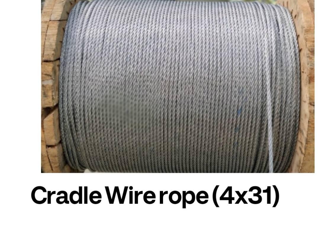 Cradle Wire Rope Construction 4x31 Galvanized image 2