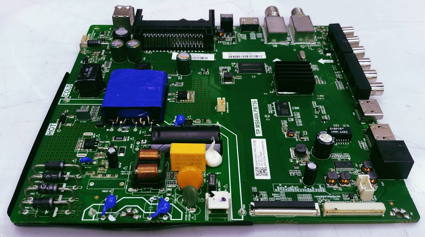 VU 32D6475 LED TV MOTHER BOARD PART NUMBER- TP.MS6486.PB756 image 4