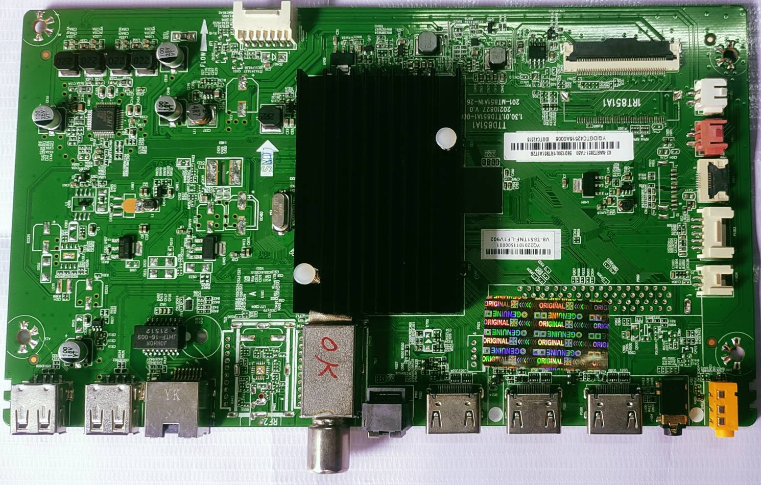 LLOYD 4K 58US900C ANDROID MOTHER BOARD, LED BOARD #wb33 image 2