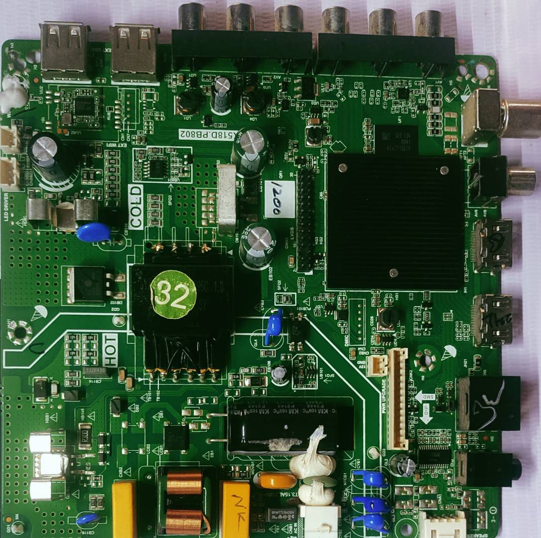 UNIVERSAL LED TP.SK518D.PB802 Main Board #wb 32 image 2