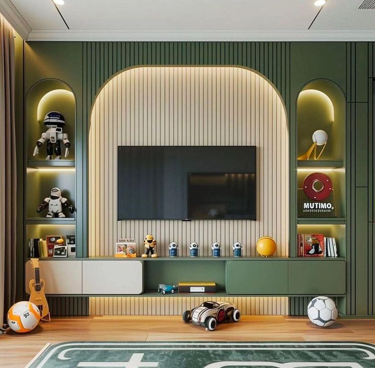 Creative TV Unit Wall Panels in Chennai image 2