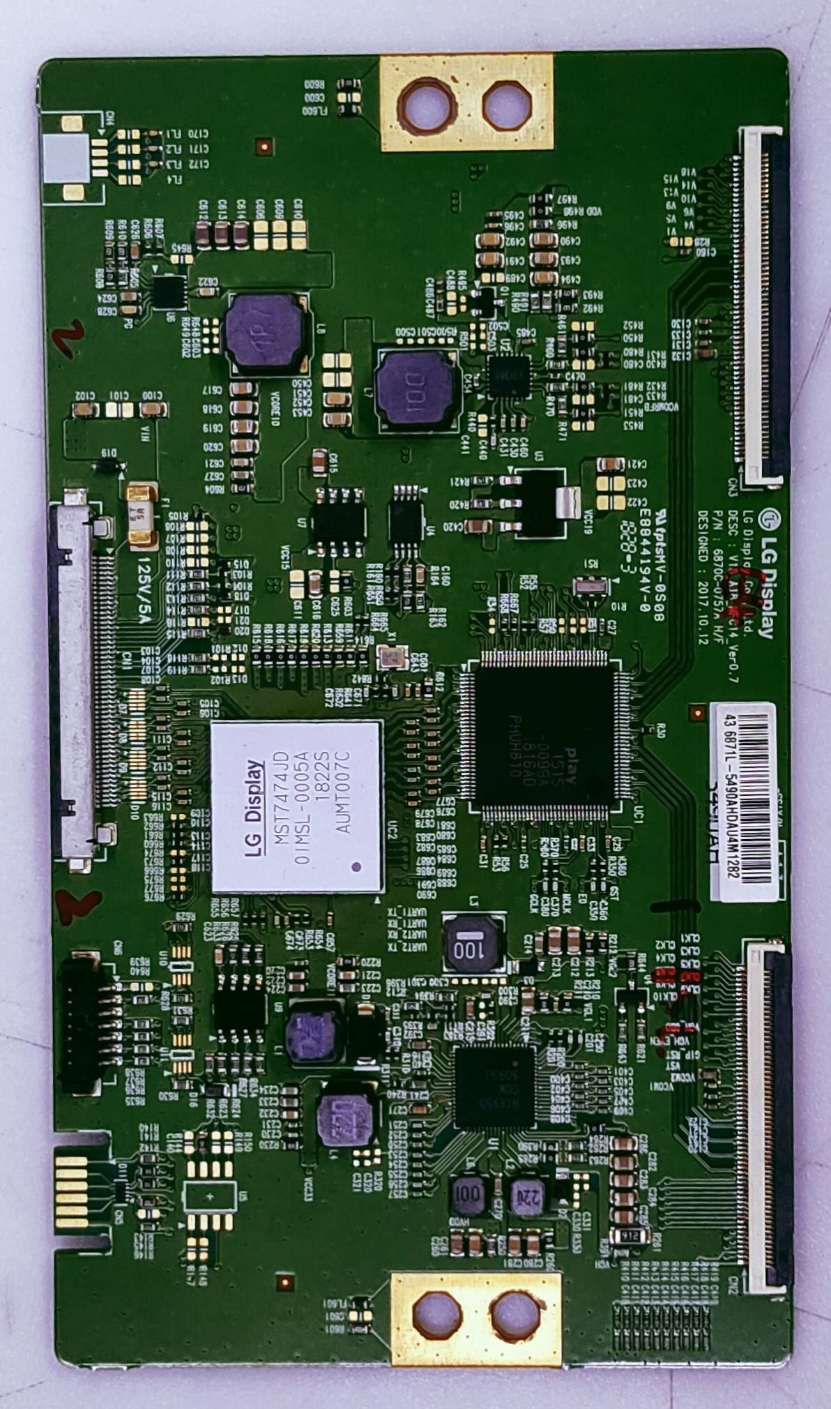 PANASONIC V18_A18_MFC14_Ver0.7 TCON P/N 6870C-07057A H/F image 3