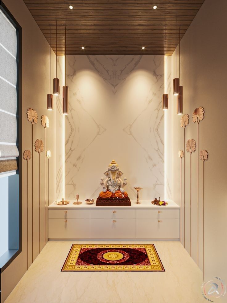 Custom Pooja Mandir & Pooja Room Interior Design Services image 3